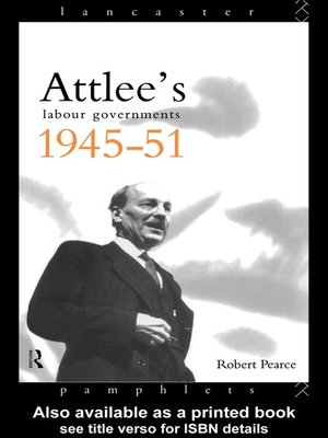 cover image of Attlee's Labour Governments 1945-51